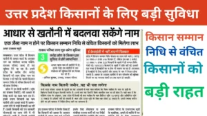 Aadhaar se Khatauni me Naam Sudhar