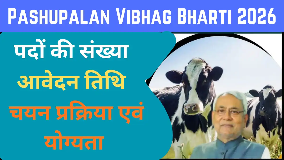 Pashupalan Vibhag Bharti 2026